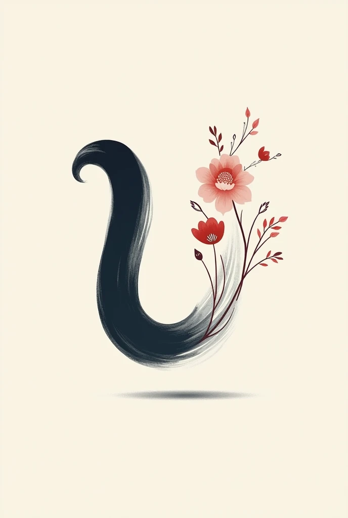 Letter u in South Korean style