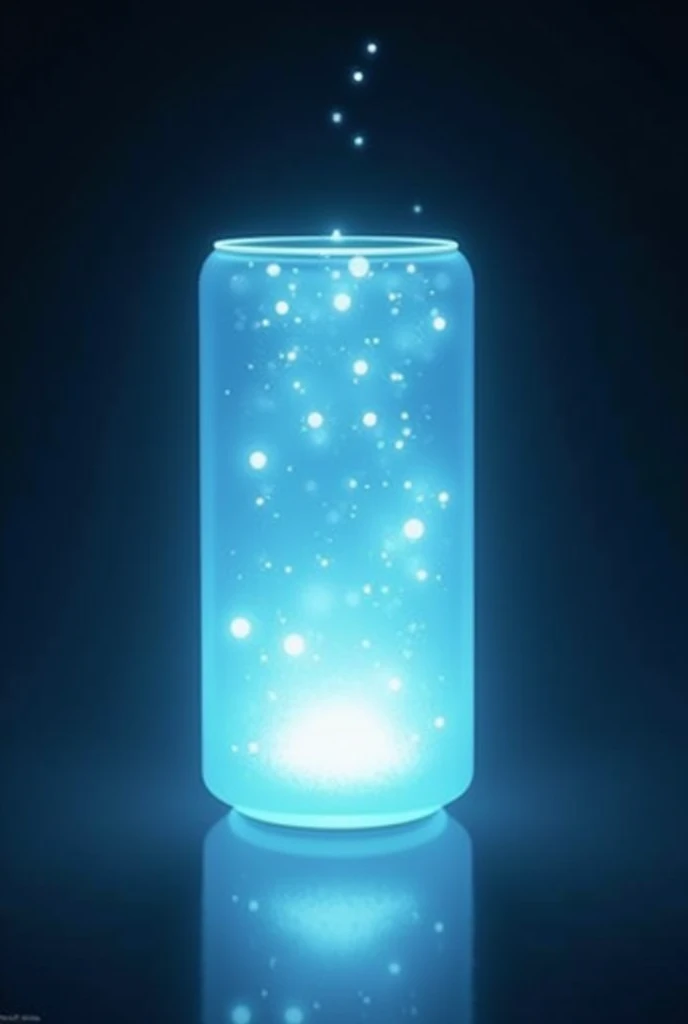 Plastic tube filled with light