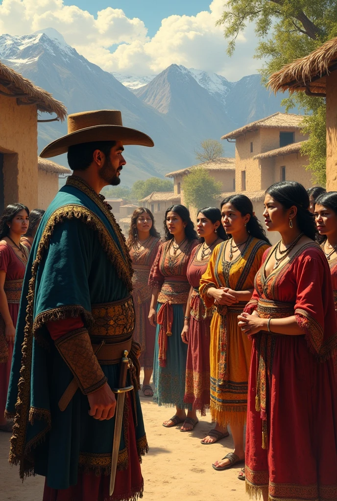 Spanish Antonio de Arriaga, Talking to Inca women