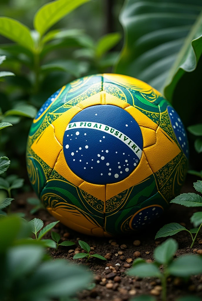 A Brazilian themed women&#39;s soccer ball