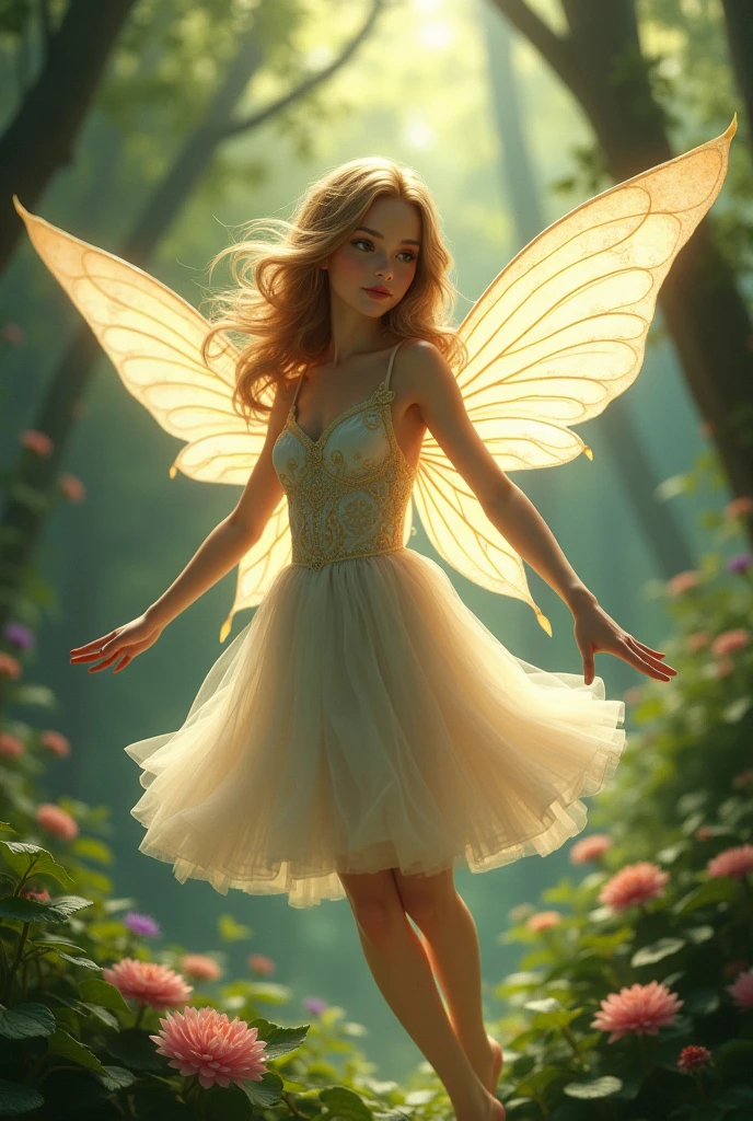 Fairy with the name written Lupita