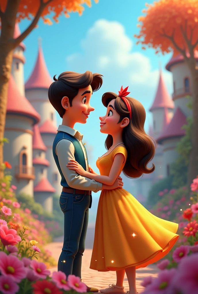 one man and one woman, Disney style, high qualiy