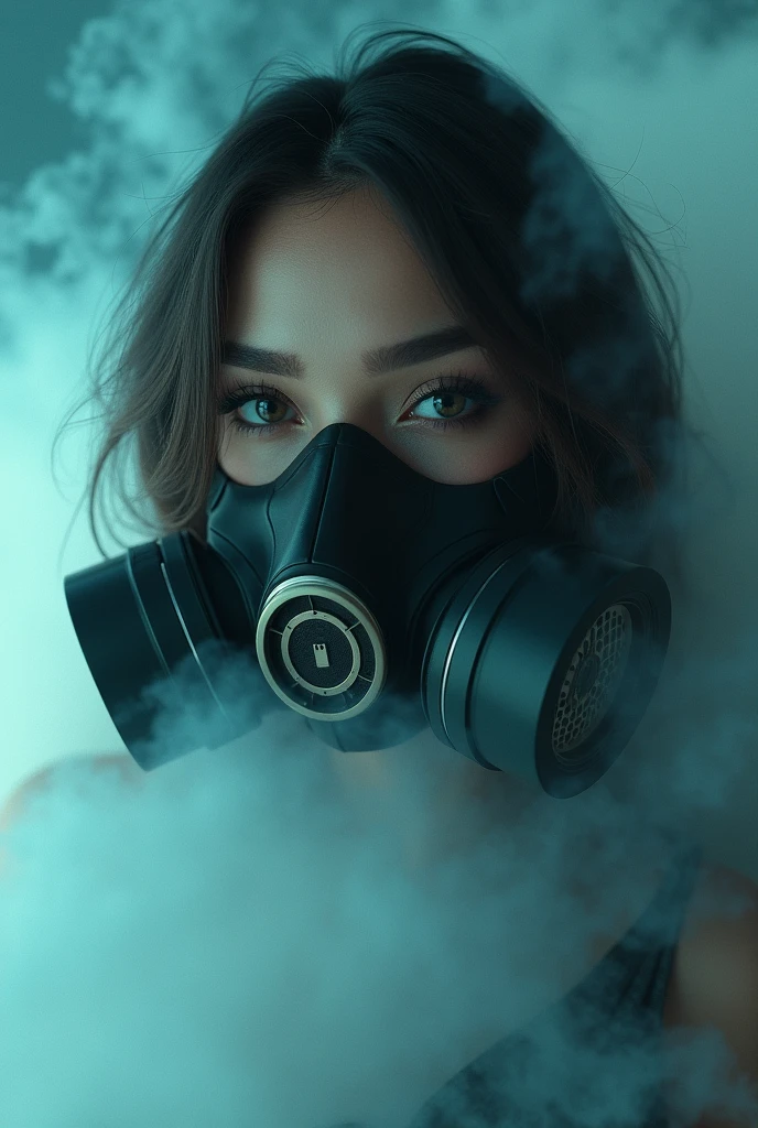 Fart.beautiful.woman.in.gas.mask.