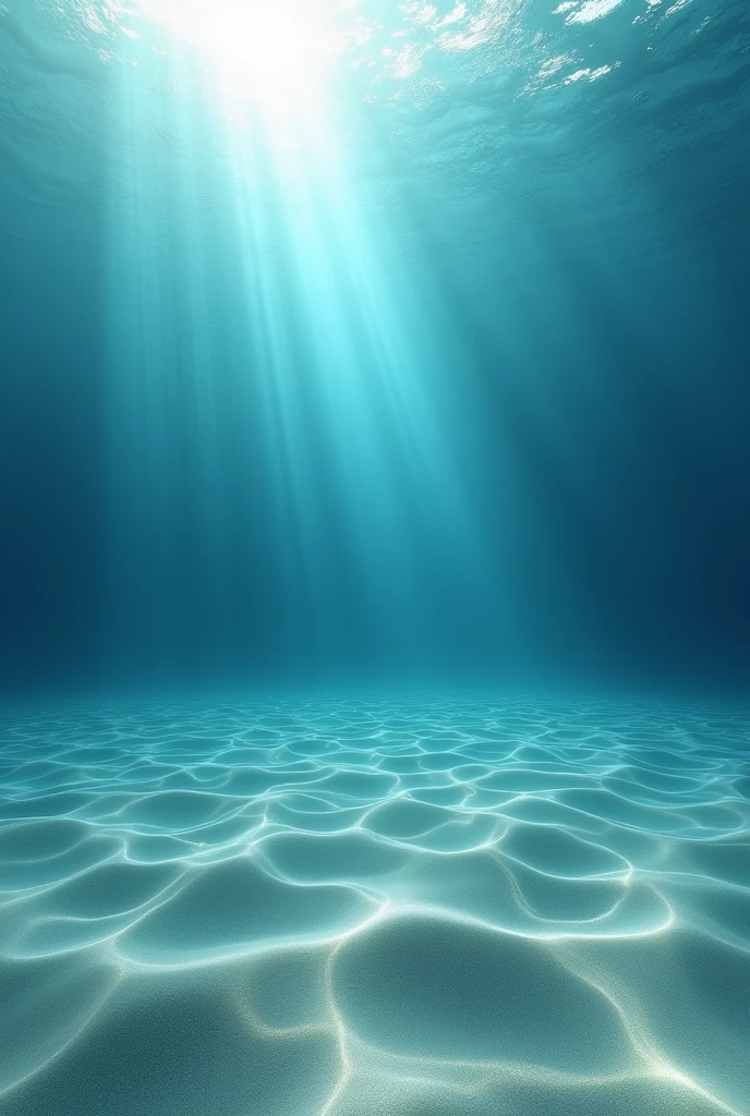 the bottom of the sea without animals