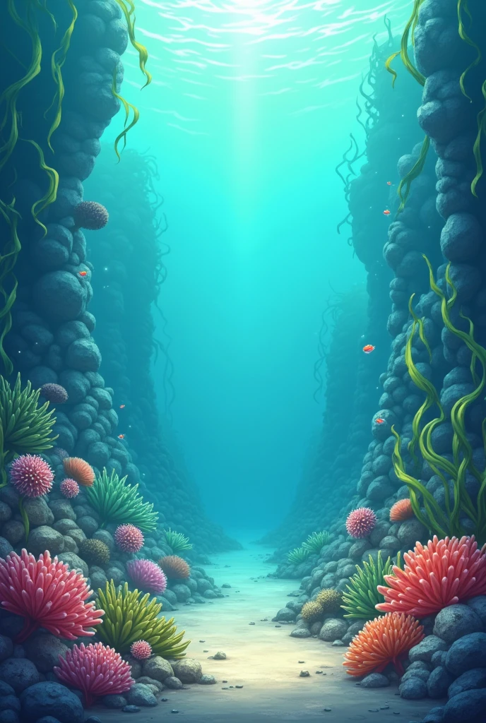 the animated seabed without animals