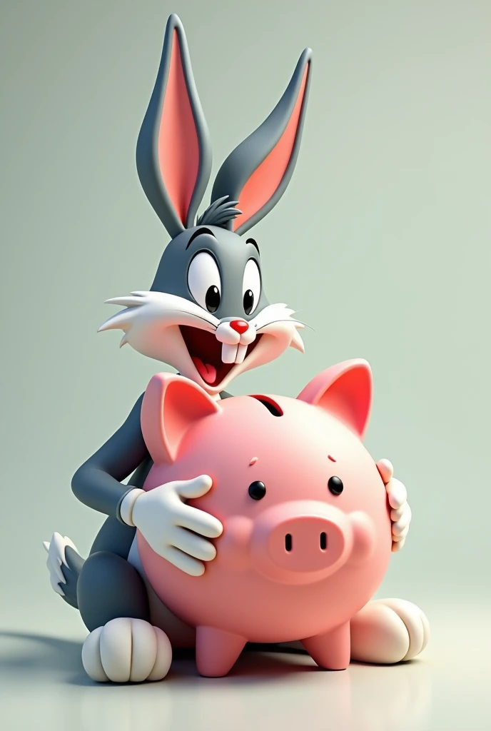 Bugs Bunny piggy bank 
