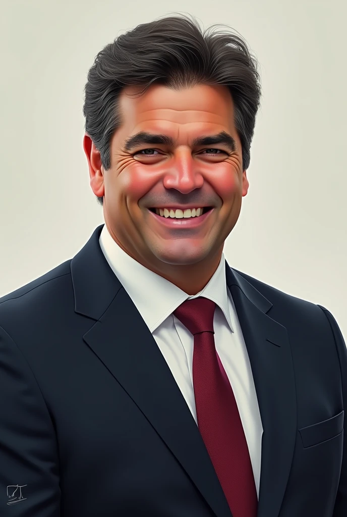 Make me Joao Laporta so that you can see him from his torso to his head completely without cutting off any part of his body