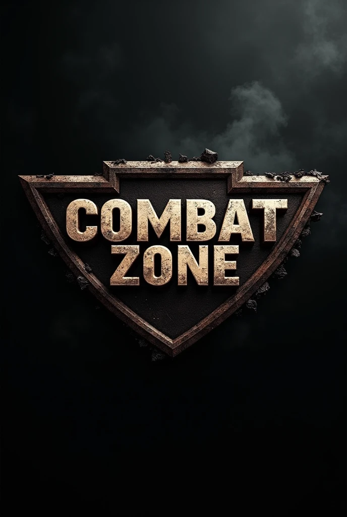 create a logo with the name (combat zone) 
