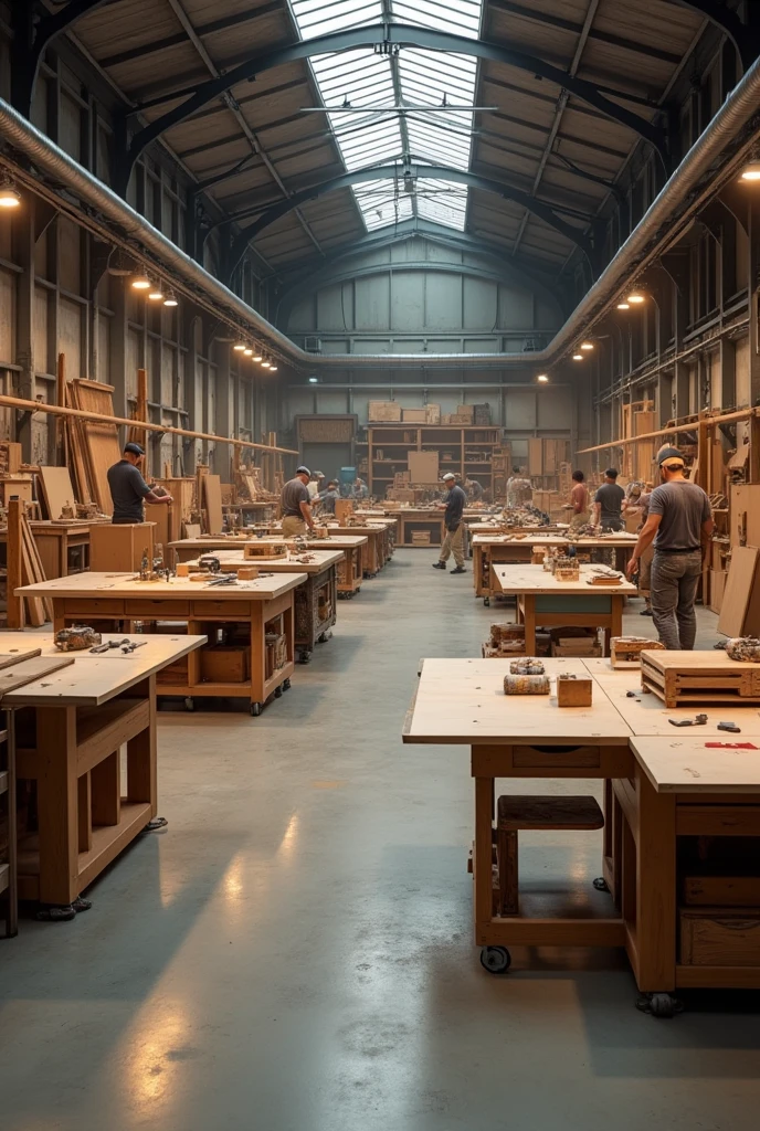 Production, assembly and specialized furniture 
