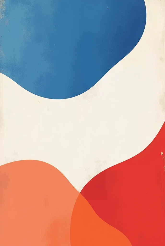 Blue white red, juste les 3 couleurs, flat, smooth, sans relief, with the old blue.