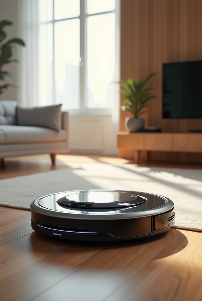 Make me a smart futuristic vacuum 