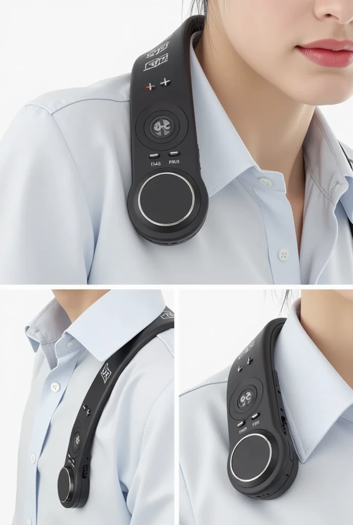 mini collar microphone with built-in speaker