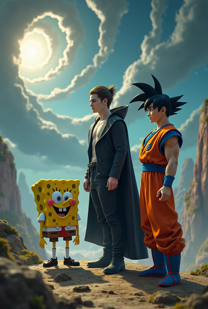 Bob Esponja, Edward Cullen e Goku 