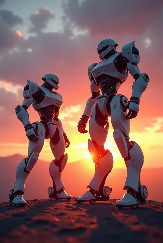 Official R2 Battle 9PM with sunset in the background