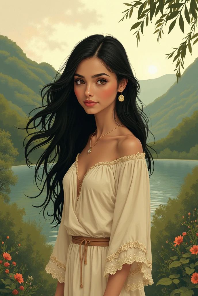 illustration for the meaning of the name Alana.