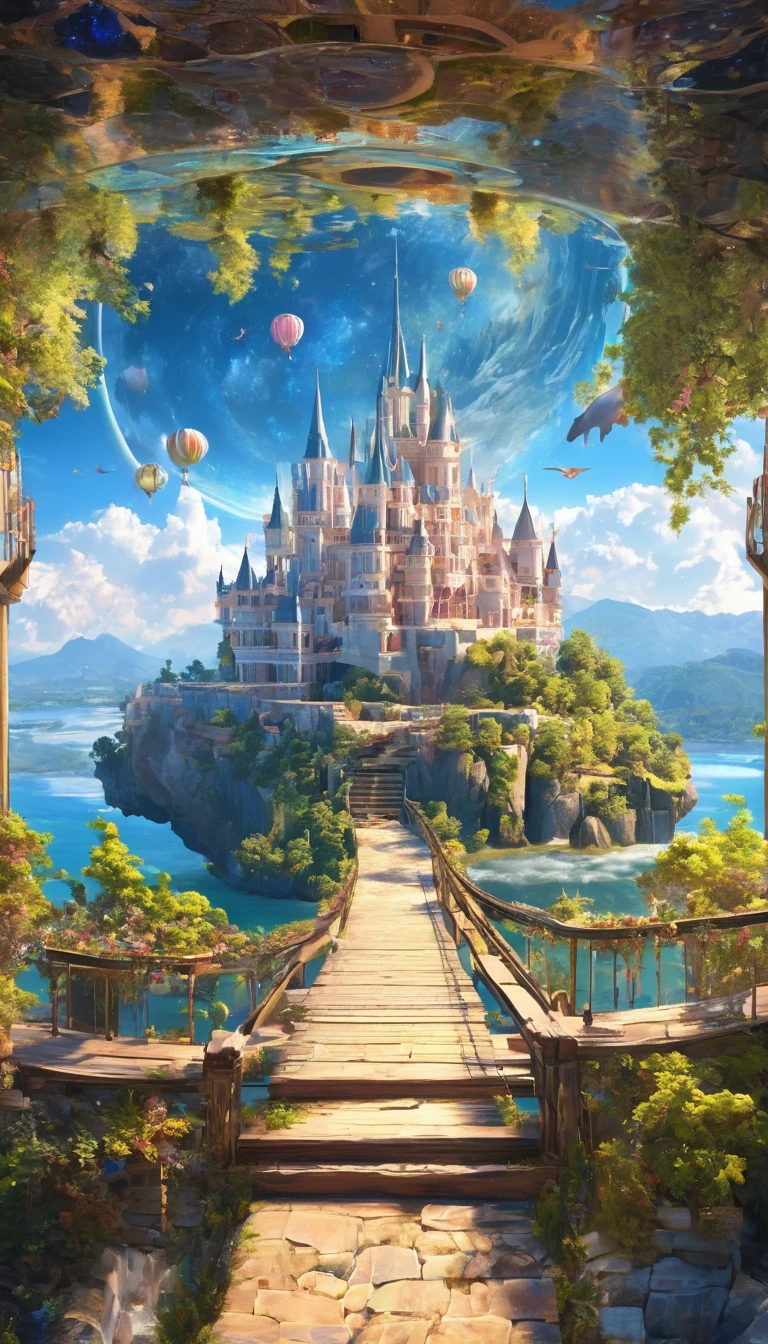 Spectacular views that are out of this world Floating Castle