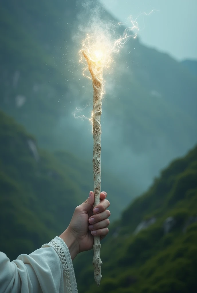 white wizard wand