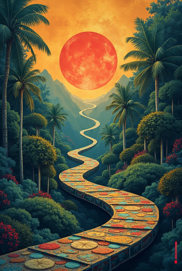 Create own geometric or any artistic design through the use of the different types of patterns depicting relationship between mathematics and nature. That creative work of yours must depict the relevance and uses of mathematical patterns in the natural world. This must show and enhance the beauty and richness of the Filipino culture and tradition.