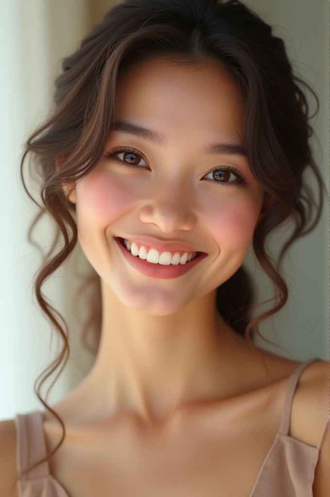 Pretty woman smiling
