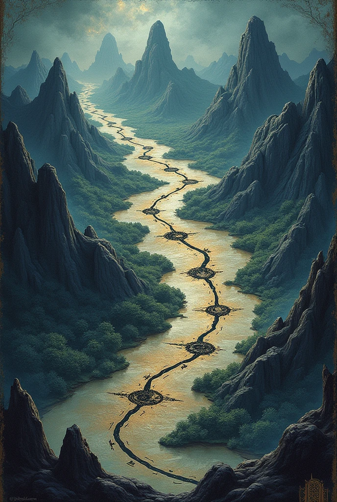 Create a cryptic map
