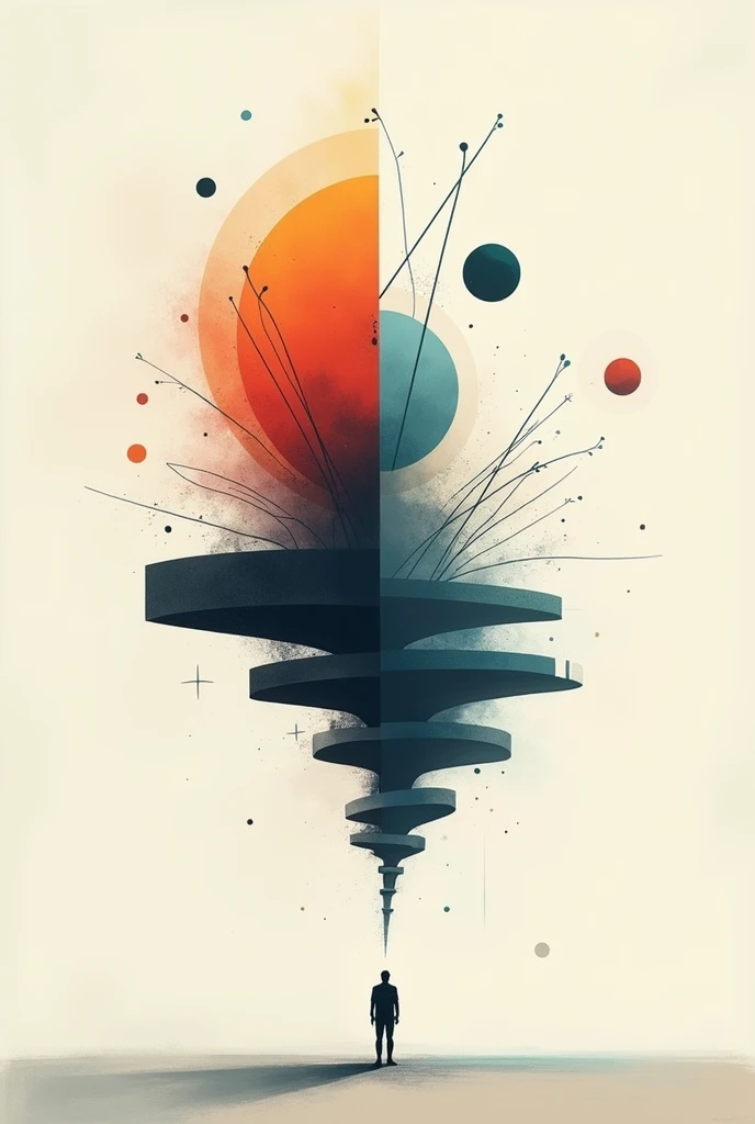 Math cover with Archimedes spiral"