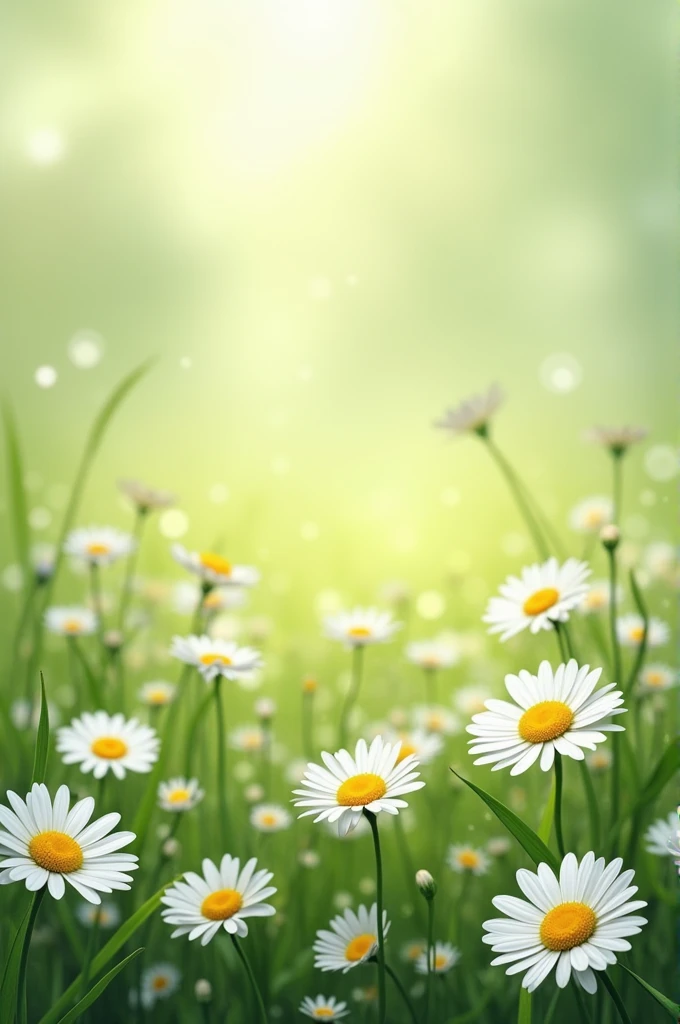 Daisies themed photo background

