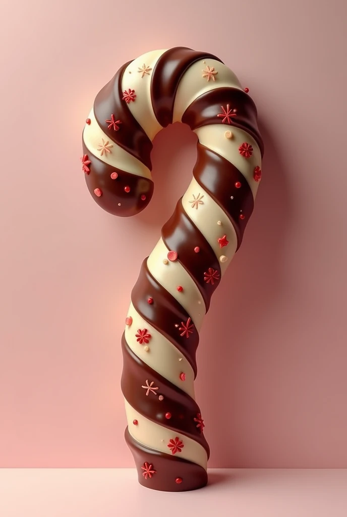 form y design:

form: Chocolate spiral.
design: Muestra cómo el chocolate tiene forma de espiral parecido a un caramelo de baston de navidad es de tamaño corto y en trozos
colors y Textura:

colors: Dark chocolate for pure chocolates and a combination of brown with red tones and creamy whites for milk chocolate with red fruits. It is for children and is 8 cm
