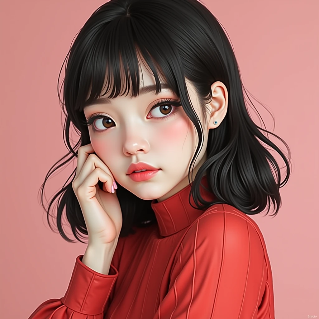 8k, top quality, masterpiece:1.2), (realistic, photo-realistic:1.37), top quality, masterpiece, beautiful young woman, pensive facial expression, thoughtful look, elegantly dressed, hair tied back, messy mood, cinematic backdrop, tired, light skin tone