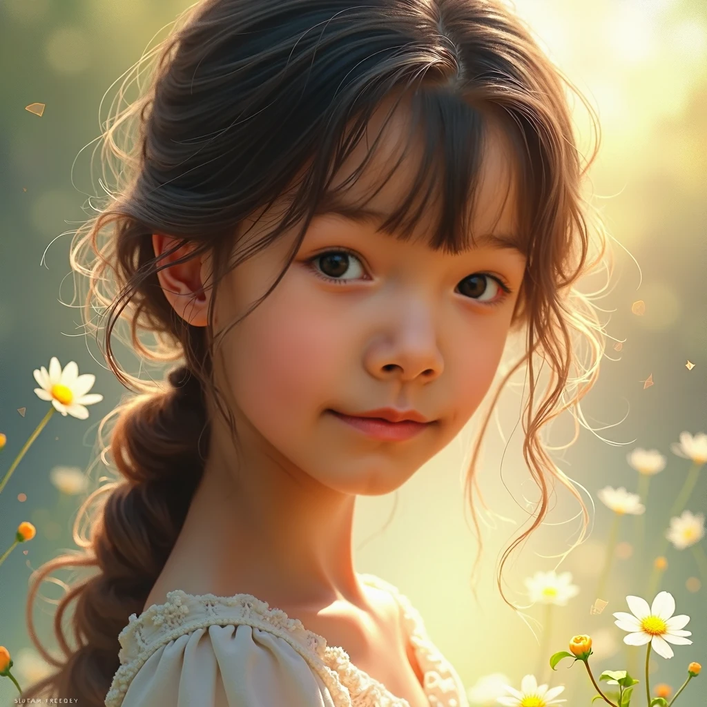 one girl