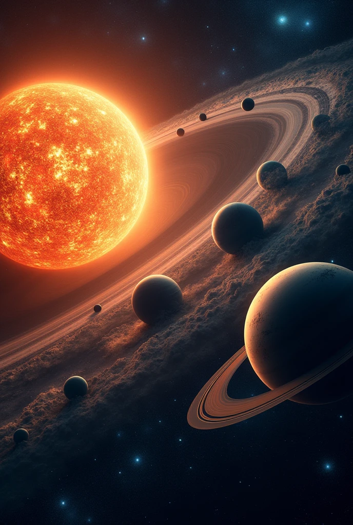 Planets orbiting the sun