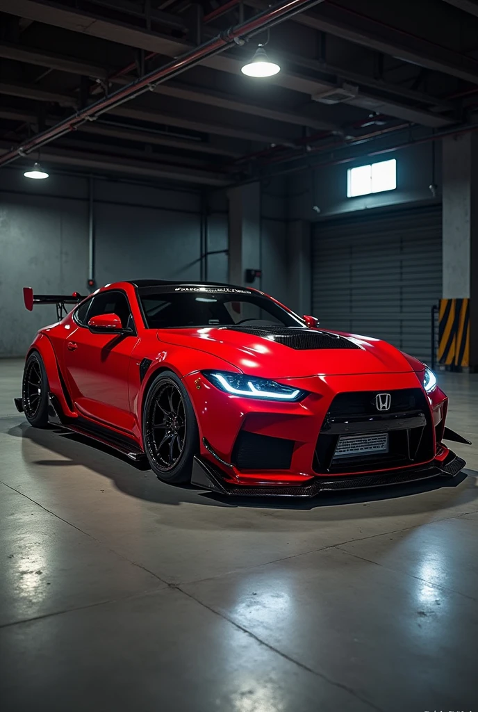 Generates a super tuned Honda