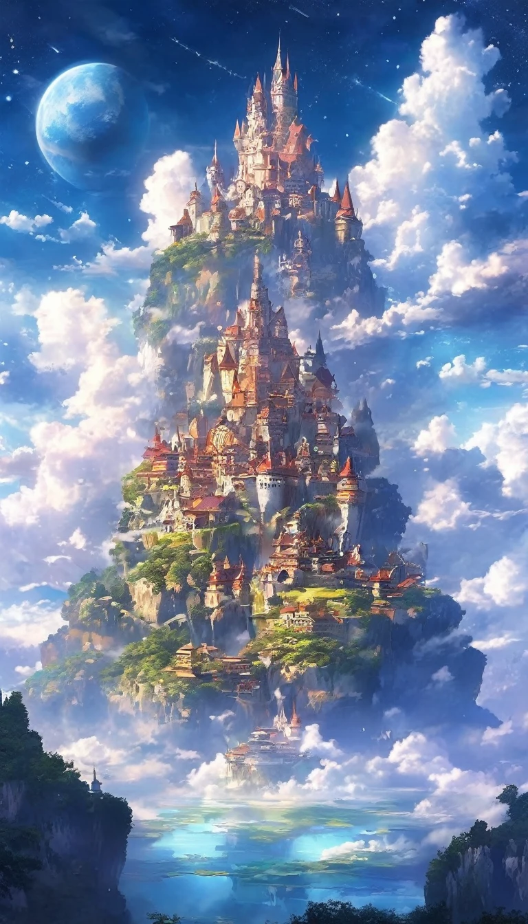 Spectacular views that seem out of this world　Floating castle in the clouds