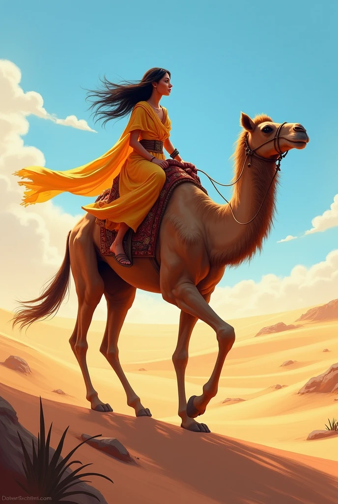 Aisha on camel