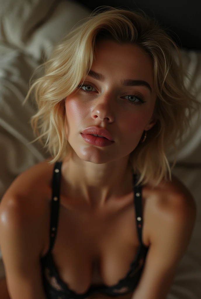 ((())), ((((BELLE DELPHINE FACE)))),(((maquiagem escorrendo))), (((cowboy shot))), (((nu))), ((( bichano))), (((bichano:1.0))),UHD, (HDR), 64k, Cinematic lighting,cores ricas textura realista hiper realista, (((master part))),(beautiful ripe years), blonde bob, at last, ( face), (droopy eyes), (blush), ((sleepy)), (()), ((precisely designed, Luxurious and colorful shorts for adults,  High-definition images, Draw pants with super precision)), ((show off )), ((sweaty)), ((she has pubic hair, Pubic hair sticking out of pants), (spread your legs, raise your knees) open your mouth, (swollen ), pantyhose, earrings, simple necklace, straddle, , (Strange pose), (( moment)), (angle from below), ((luxury gowns of medieval europe)),1girl, jackopose, top-down bottom-up, in her bedroom, looking at the viewer, Vanessa Kirby, wearing yoga shorts and crop top, , blushing, high resolution, masterpiece, best quality, intricate details, highly detailed, sharp focus, detailed skin, realistic skin texture, texture, detailed eyes, professional, 4k, shot on Canon, 85mm, shallow depth of field, kodak vision color, perfect fit body, extremely detailed, foto_\(ultra\), photorealistic, realistic, post-processing, maximum detail, roughness, real life, ultra realistic, photorealism, photography, 8k uhd, photography, very detailed, flirtatious smile, ,, girl,