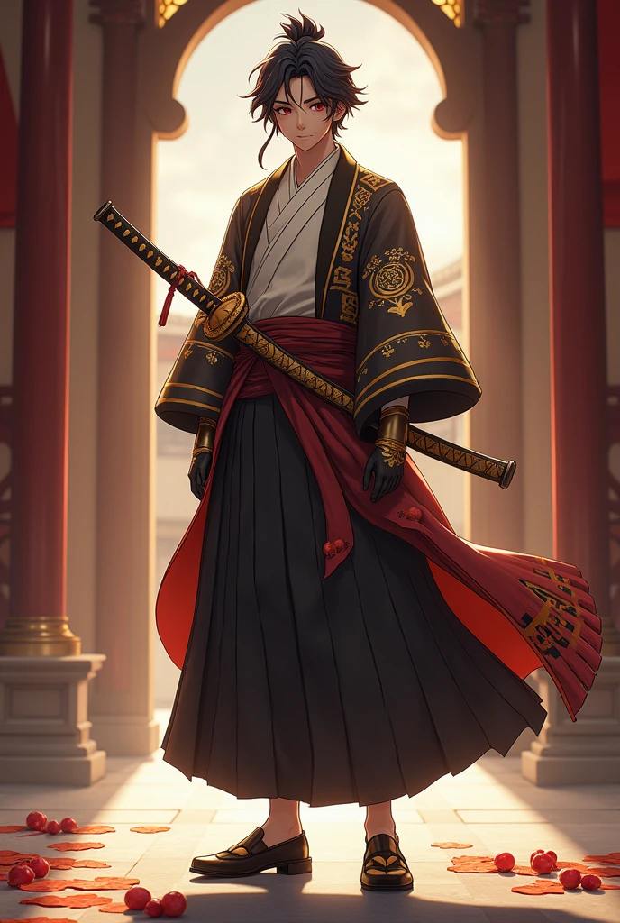Educated to represent Tamuranian culture at the Academy, Kabuki, masculine, strives to be the best in all subjects and in learning magic — even if, in your heart, I would rather be a real fighting samurai. As a sign of his social status he carries a wooden katana., being one of the few students with special permission to carry a weapon inside the Academy. RPG 3D