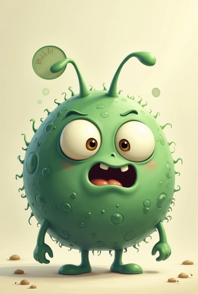 generates an animated cell with eyes, caricature style 
