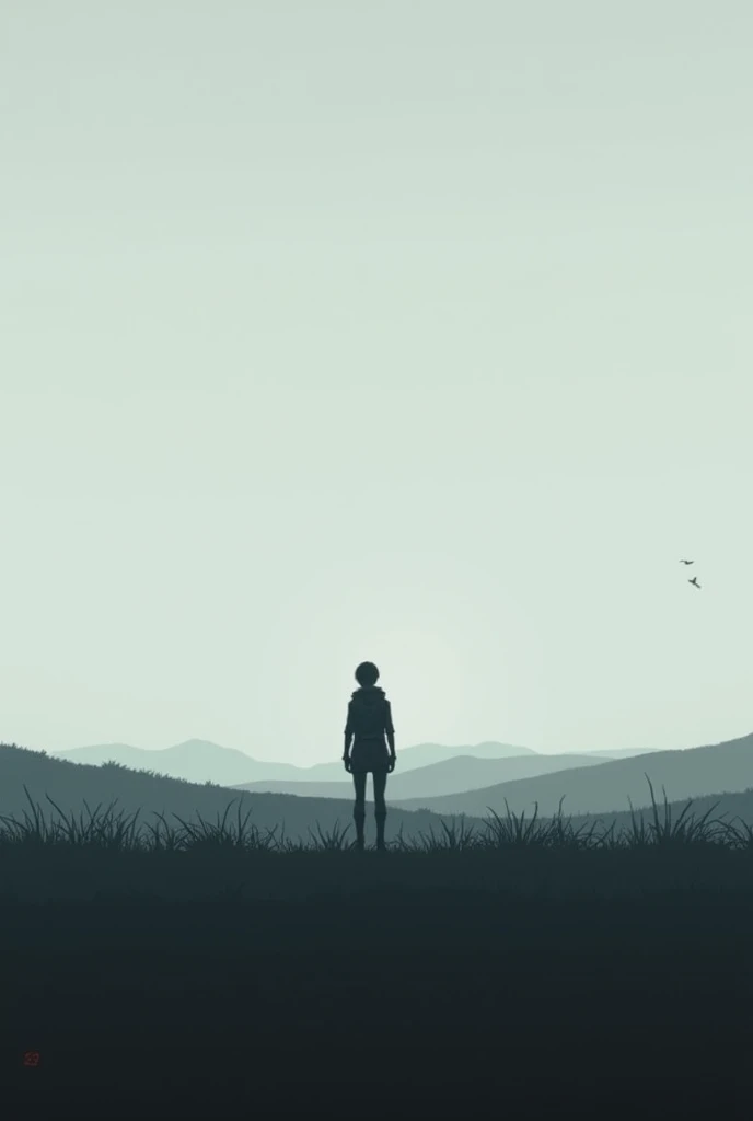 a wallpaper for your pc&#39;s home screen with a vibe of loneliness 
