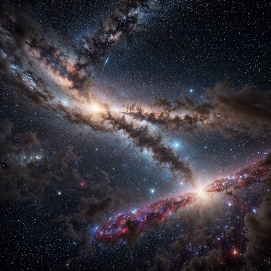 god, Almighty Creator of the Universe, Bigger than all the galaxies, A highly detailed diagram of a super-massive cloud of energy in the middle of the universe, Hyper Sharp, Ultra-realistic, Complex, 32K, Photorealism Style  