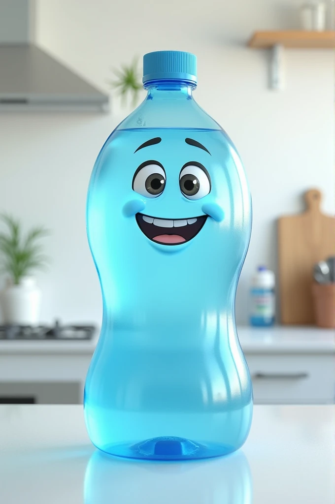 A 20-litre animated water bottle