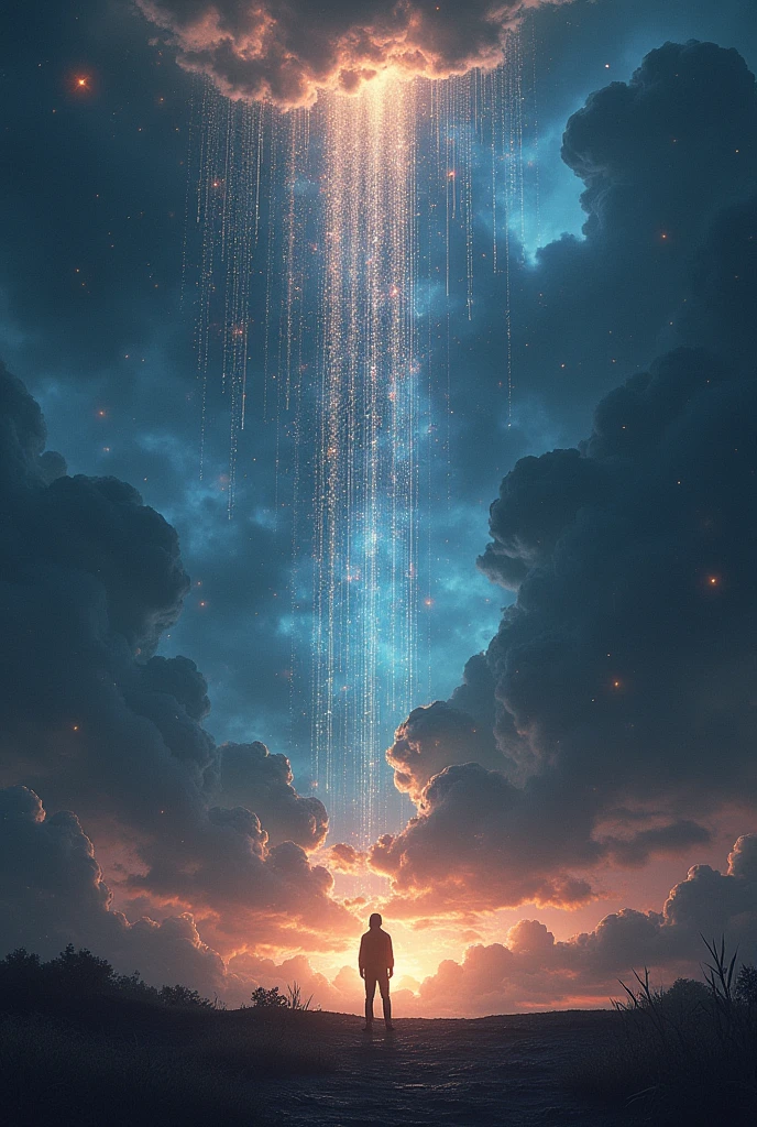 It&#39;s great, now make a text on this written background "sky fall"