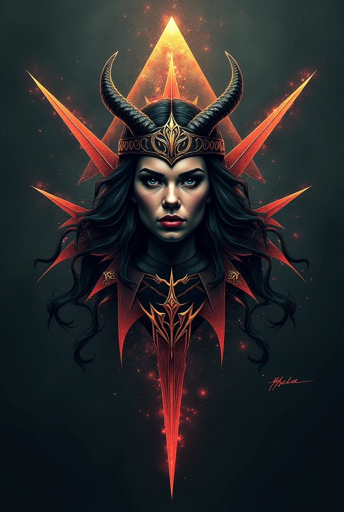 For a Hela inspired tattoo, marvel character, here's an idea Crown and Swords**: A design that combines Hela's crown with stylized swords or blades, symbolizing his authority and strength.