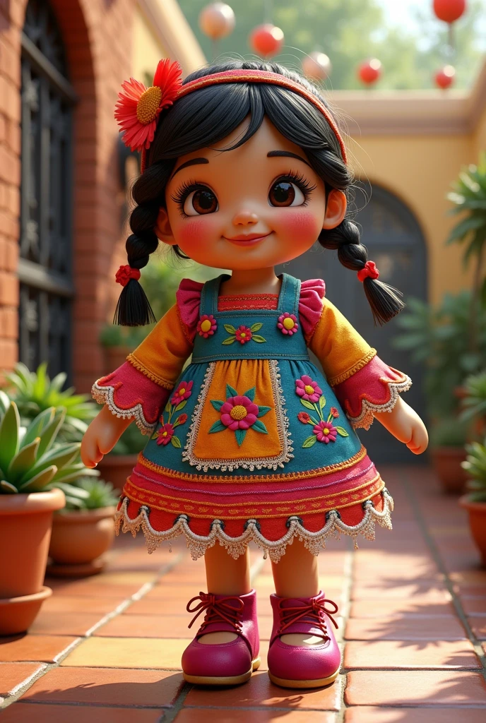 Generate a Mexican rag doll named SANDRA