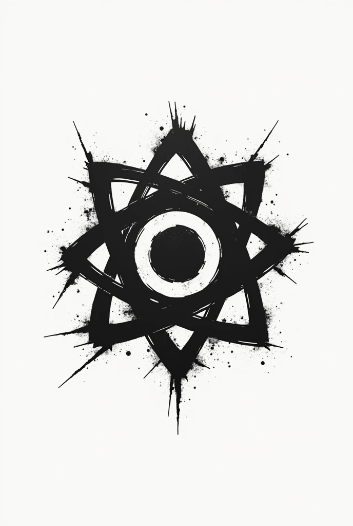 Create a logo for extremist atheism: