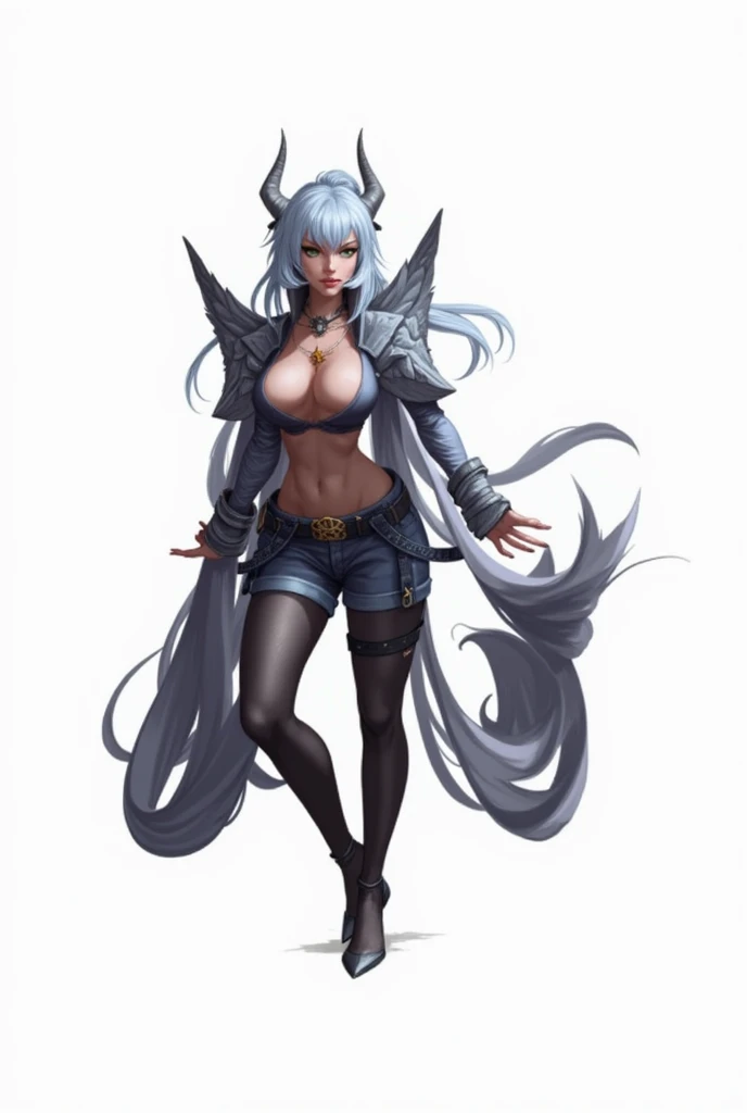 Change her naked body to one with big boobs