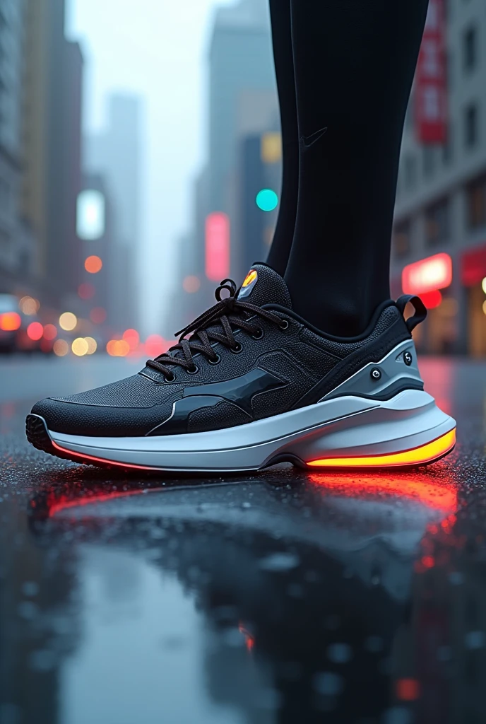 I need a super sporty futuristic and modern running shoe that is unique 