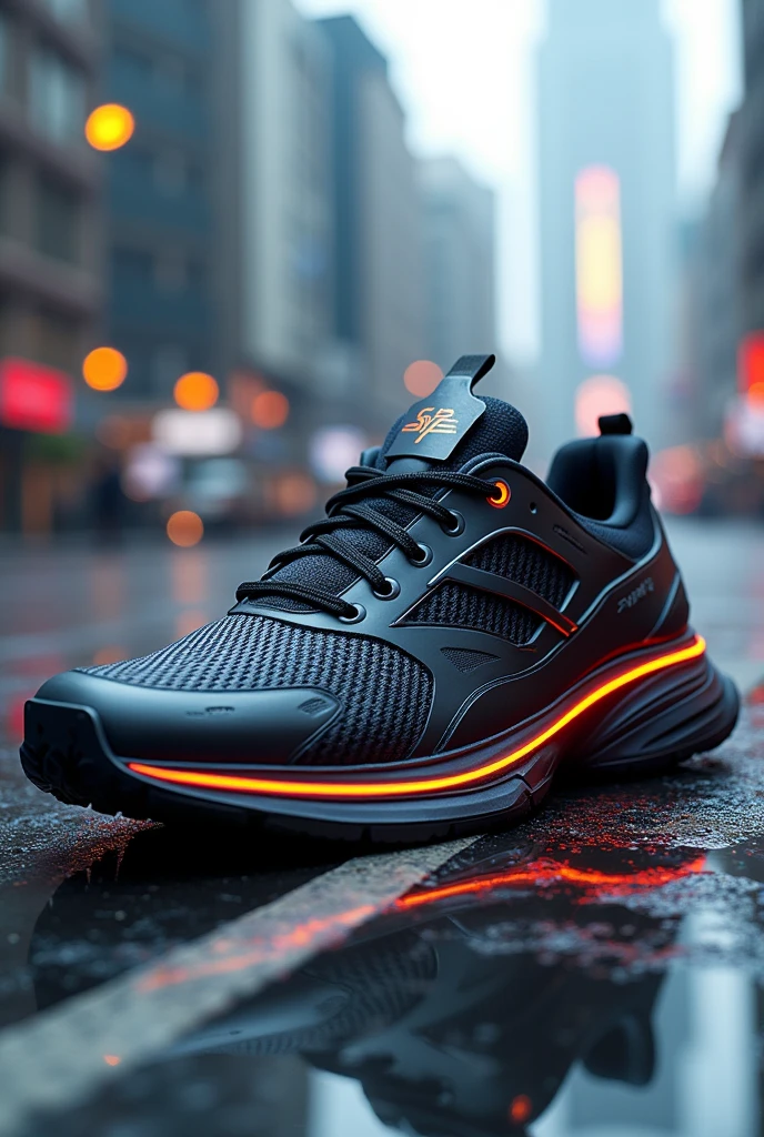 I need a super sporty futuristic and modern running shoe that is unique 