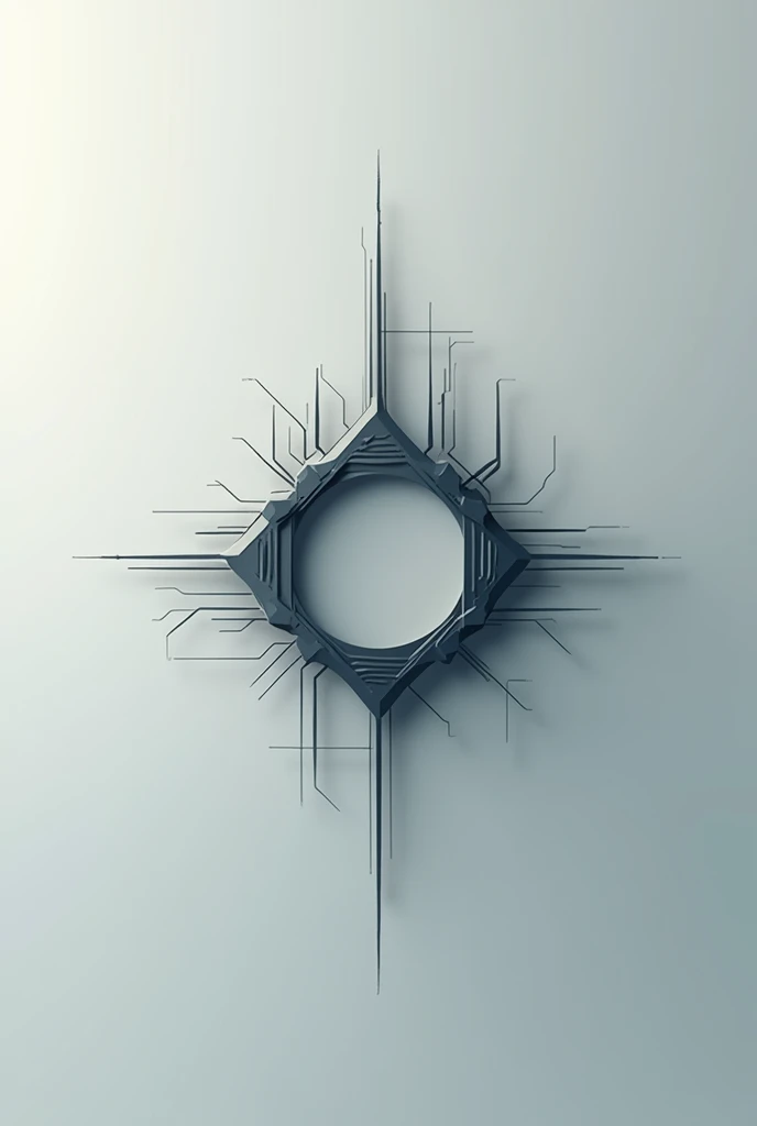 generate a logo that represents the word "Intelligent design" with creative elements