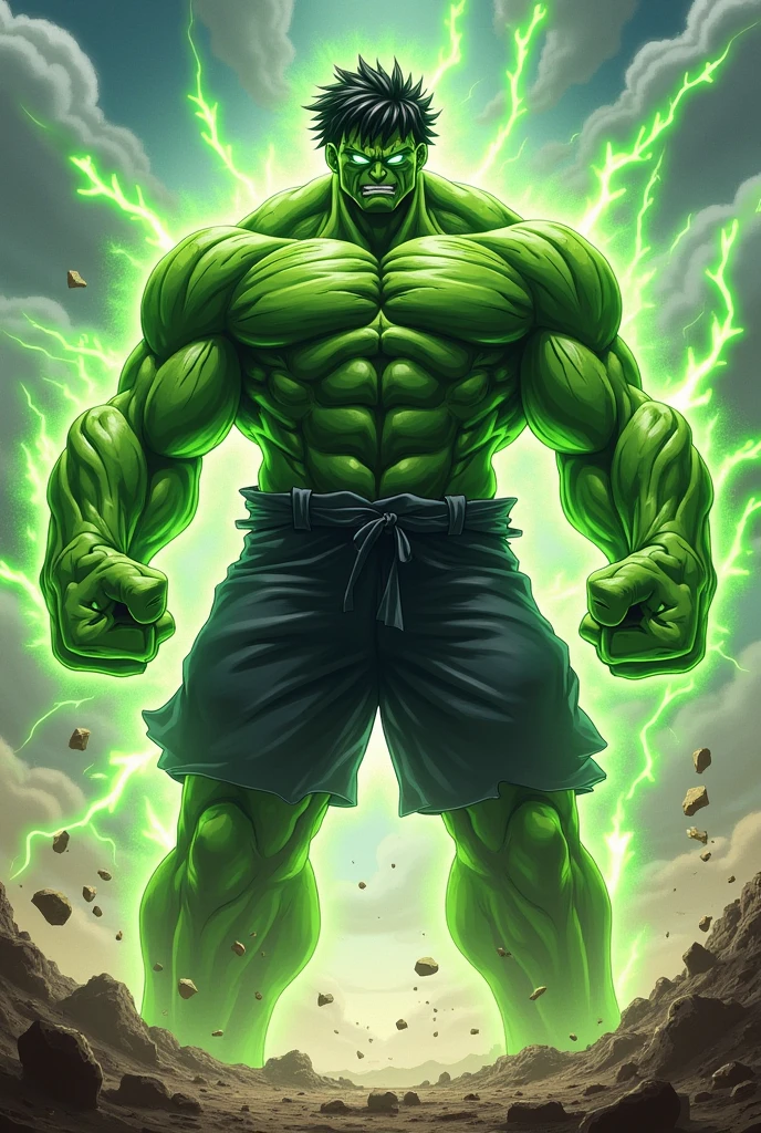 Hulk fused with goku