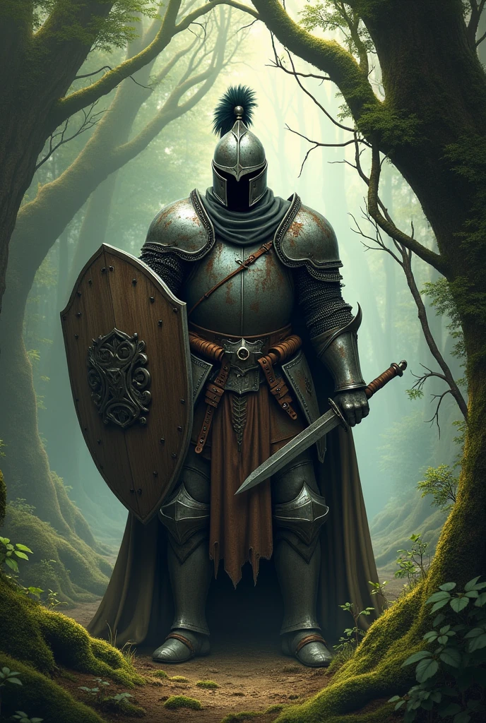 medieval warrior who claims to live in the forest