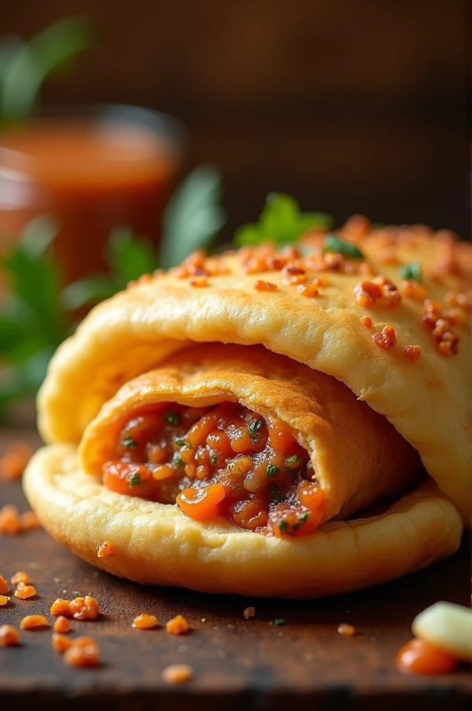 Empanada with arepa